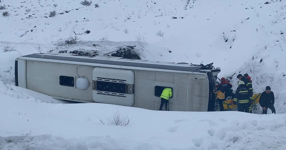 Erzincan’da otobüs faciası